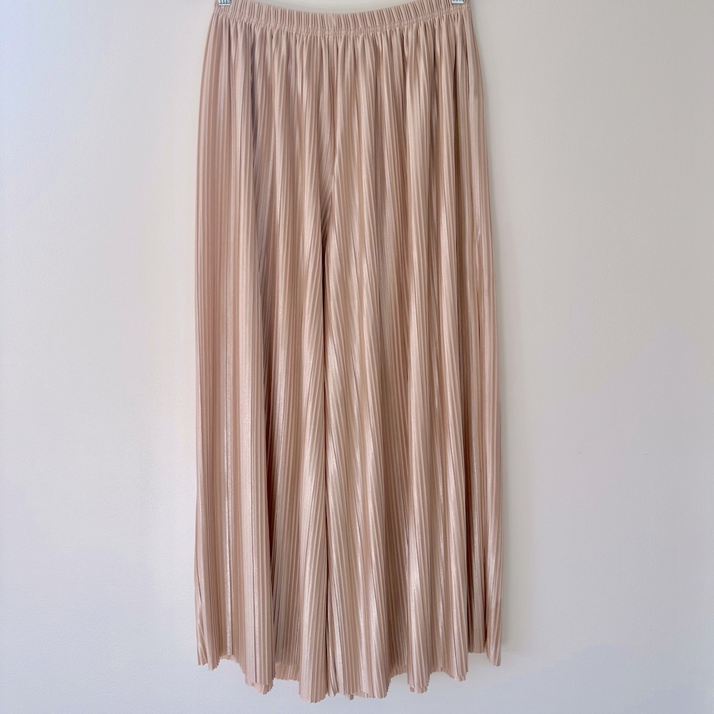 Stone Row Pleated Wide Leg Pants